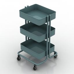 Warenkorb Ikea Küchenständer 3D-Modell