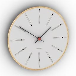 Simply Wall Clock 3d model