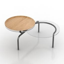 Contemporary Table Dual Top 3d model