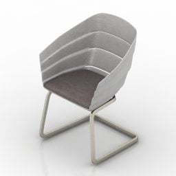 Modernism Armchair C Leg 3d model