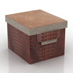 Model 3D pudełka do przechowywania biura