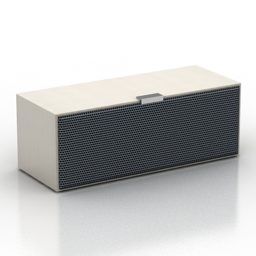 Model 3d Kotak Speaker Sederhana