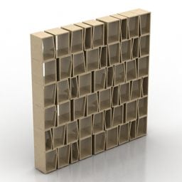 Wall Rack Box 3d modell