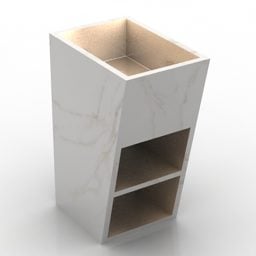 3д модель шкафа под раковину Ong Block