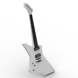 Modello 3d di chitarra elettrica Esp
