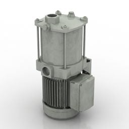 Industriell pump 3d-modell