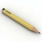 Yellow School Pencil