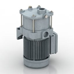 Elektrisk pump kompakt storlek 3d-modell