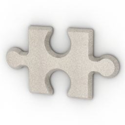Pannello Puzzle modello 3d