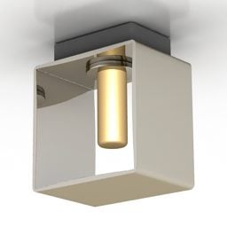 Curved Lamp Ceiling Mount 3d model