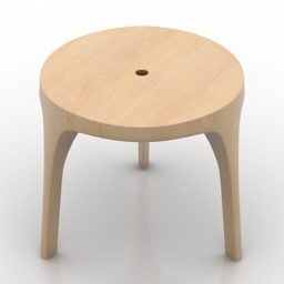 Mesa de madeira Mdf Frato modelo 3d