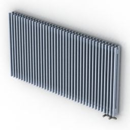 Kølervarmerdæksel i aluminium 3d model