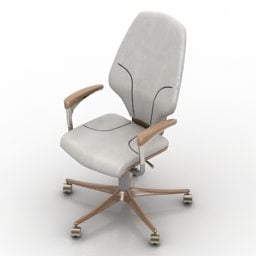 Wheel Armchair Office Accessories 3d model