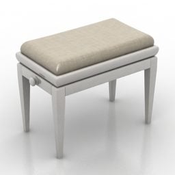Pianostoel 3D-model