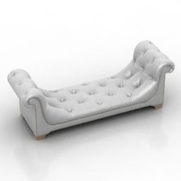 Sofá Lounge Chesterfield Modelo 3D