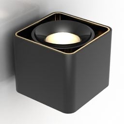 Square Sconce Lamp Cubo 3d model