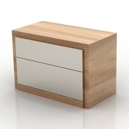 Nightstand Contemporary 3d model
