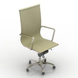 Office Armchair High Back 3d model