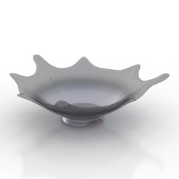 花瓶の水滴形状 3D モデル