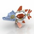 Robot fiskeleketøy
