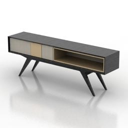 Tv Locker Table 3d model