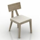 Yksinkertainen puinen tuoli tee itse