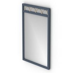 Specchio verticale rettangolare modello 3d