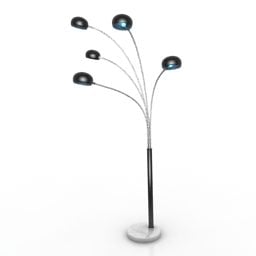 Art Torchere Lamp Regenbogen 3d модель