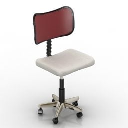 Czarny fotel wypoczynkowy Isotta Model 3D