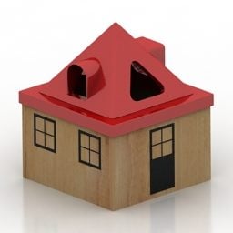 House Toy For Kid דגם תלת מימד
