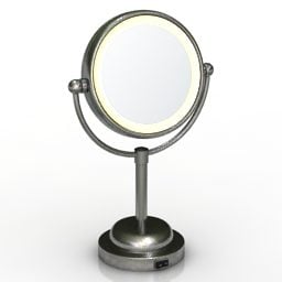 Table Round Mirror 3d model
