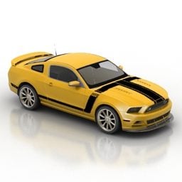 اسپرت خودرو فورد مدل سه بعدی