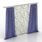 Purple Curtain Vintage Texture