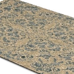 Textile Carpet Grey Color 3d model
