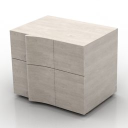 Modelo 3D de formato minimalista de armário