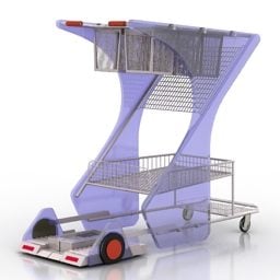 Cart Market Equipment 3d model