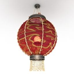 Lantern Lamp Chinese 3d model