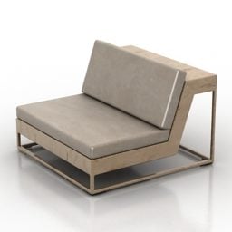 Bench Sofa Wooden 3d model