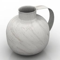 Model 3d Dekoratif Pot Vas