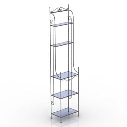 Stainless Steel Shelf 3d model