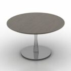 Modern Round Table Plastic Material