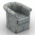 Vintage fauteuil met textuur