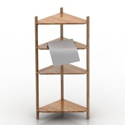 Corner Shelf Rack 3d model