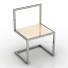 Einfacher Stuhl Stahlrahmen