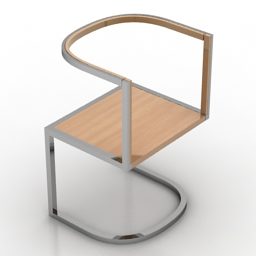 كرسي المصمم نموذج الحد الأدنى 3D