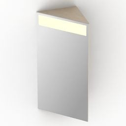 Stylist Mirror With Lamp 3d model