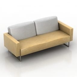 To sæder sofa Mare 3d model