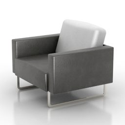 כורסא מודרנית Mare דגם תלת מימד