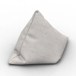 Almofada de almofada de ioga modelo 3d