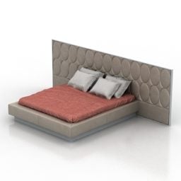 Bed With Upholstered Top 3d model